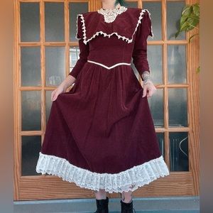 Vintage 1970s Gunne sax dress